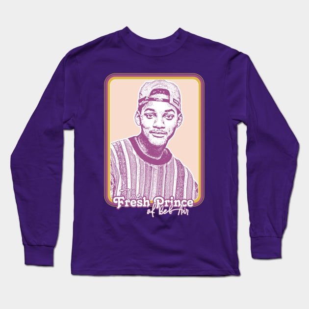 The Fresh Prince of Bel-Air // 90s Style Aesthetic Design Long Sleeve T-Shirt by DankFutura